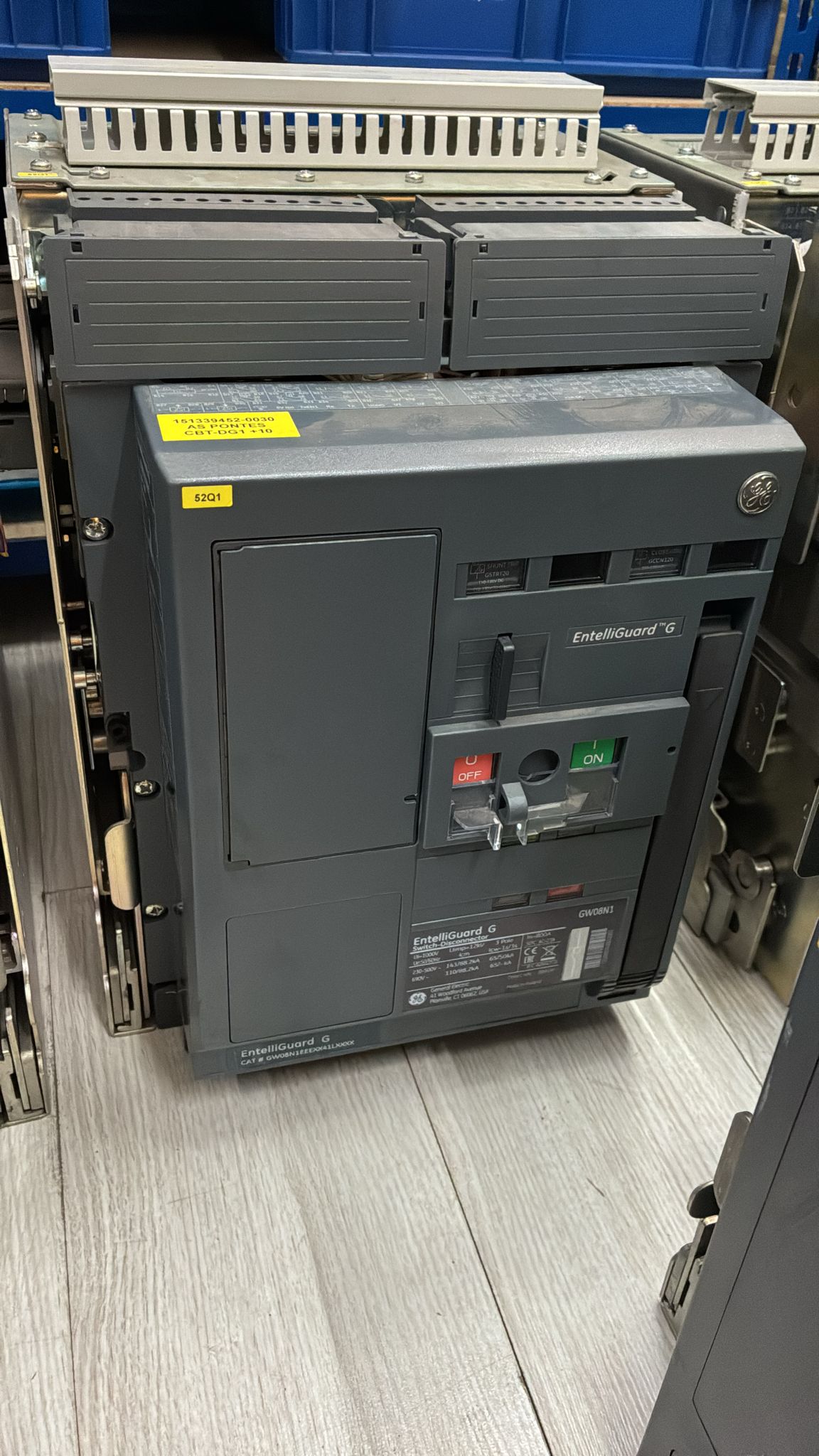 GE ENTELLIGUARD G GW08N1 MASTERPACT