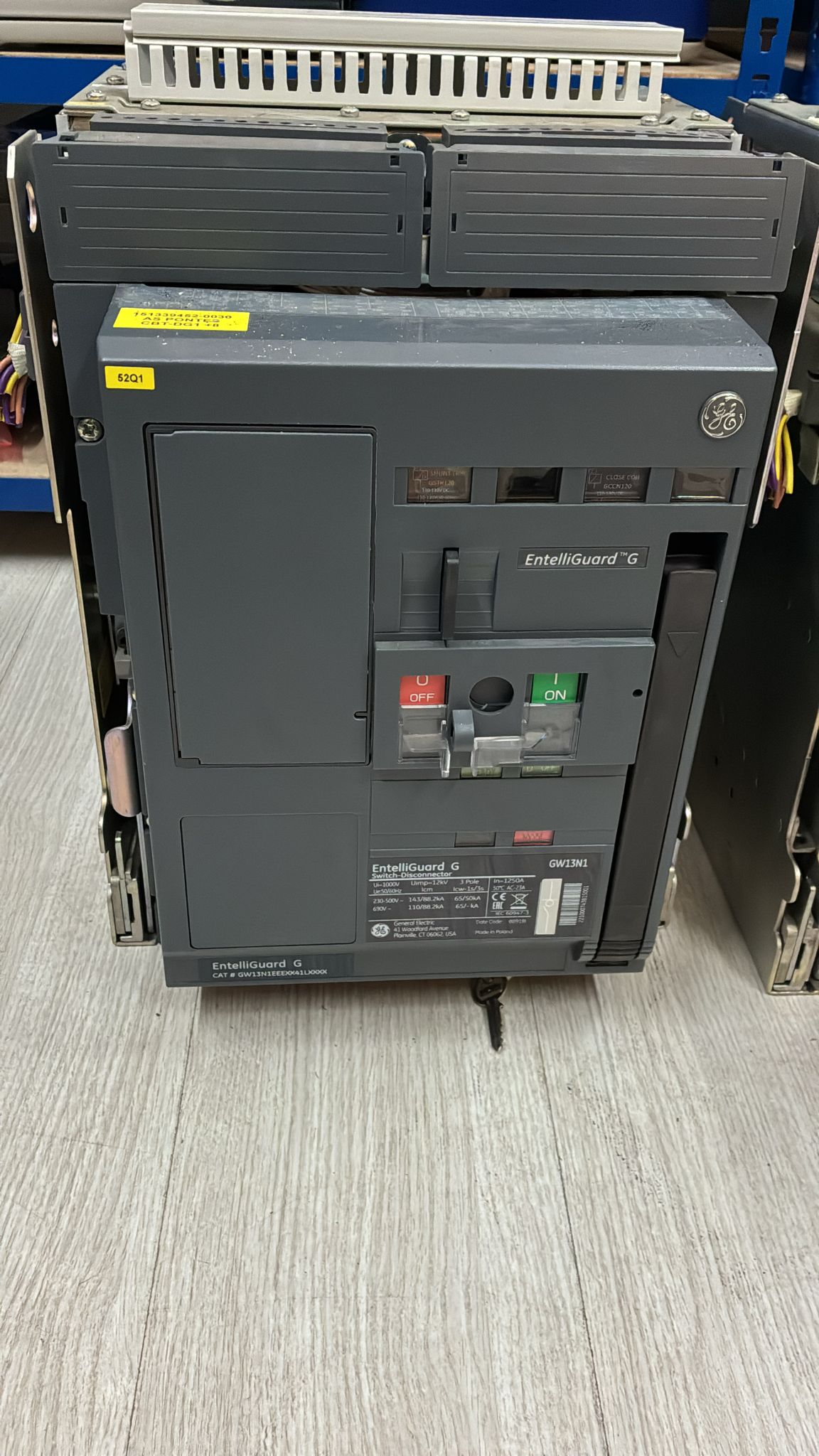 GE ENTELLIGUARD G GW13N1 MASTERPACT