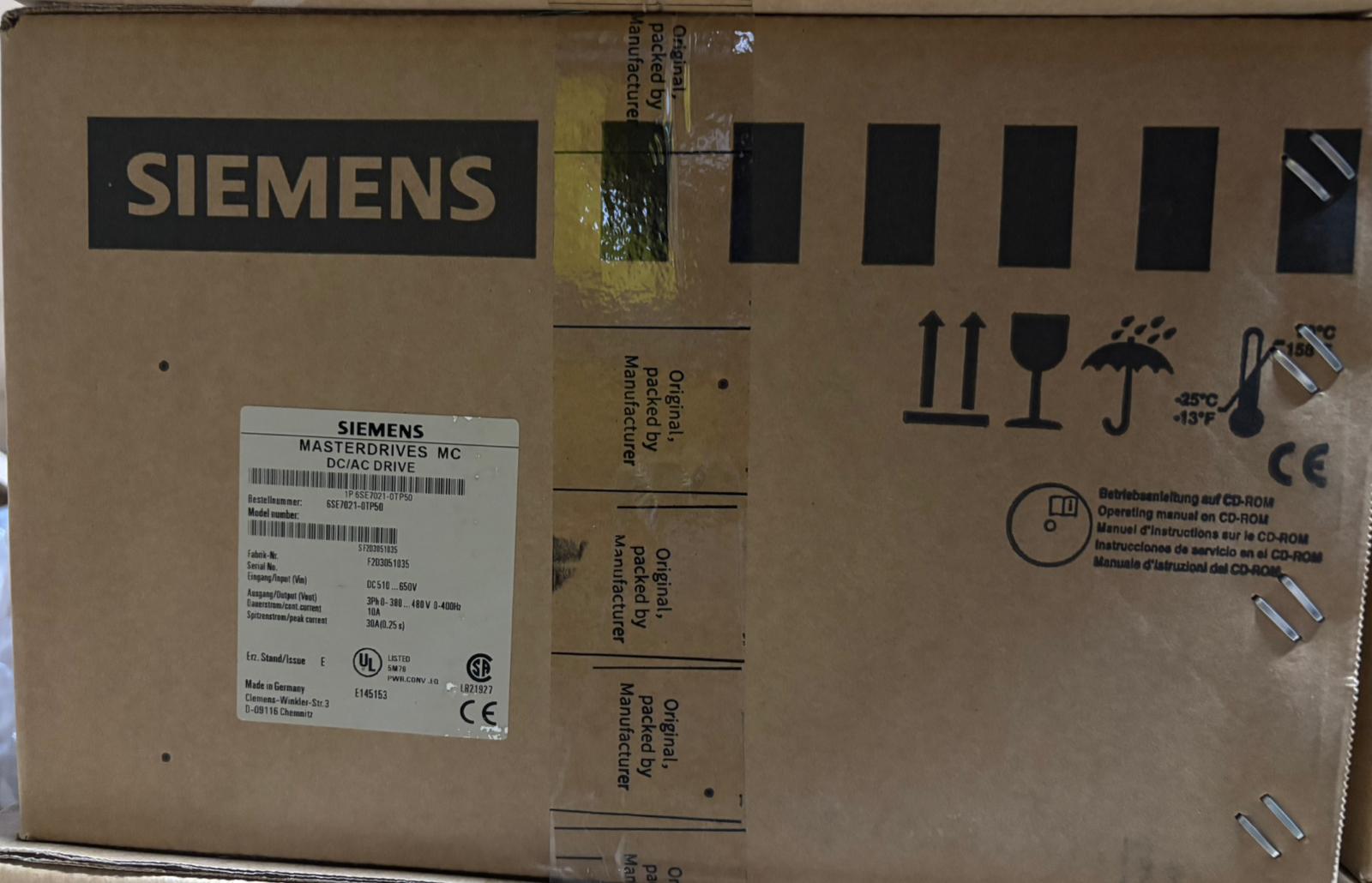 Siemens 6SE7021-0TP50