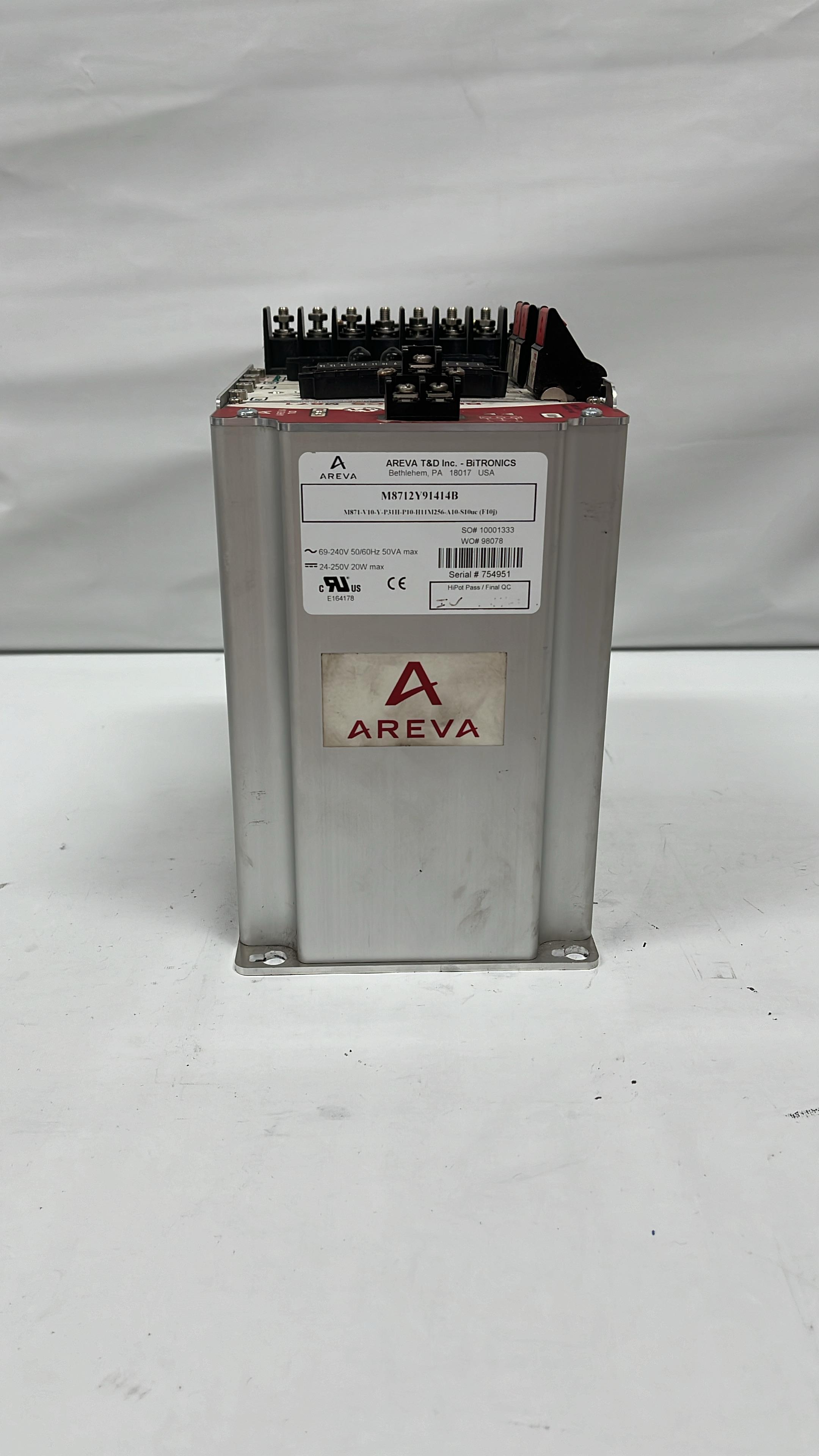 AREVA BITRONICS M8712Y91414B (USADO)