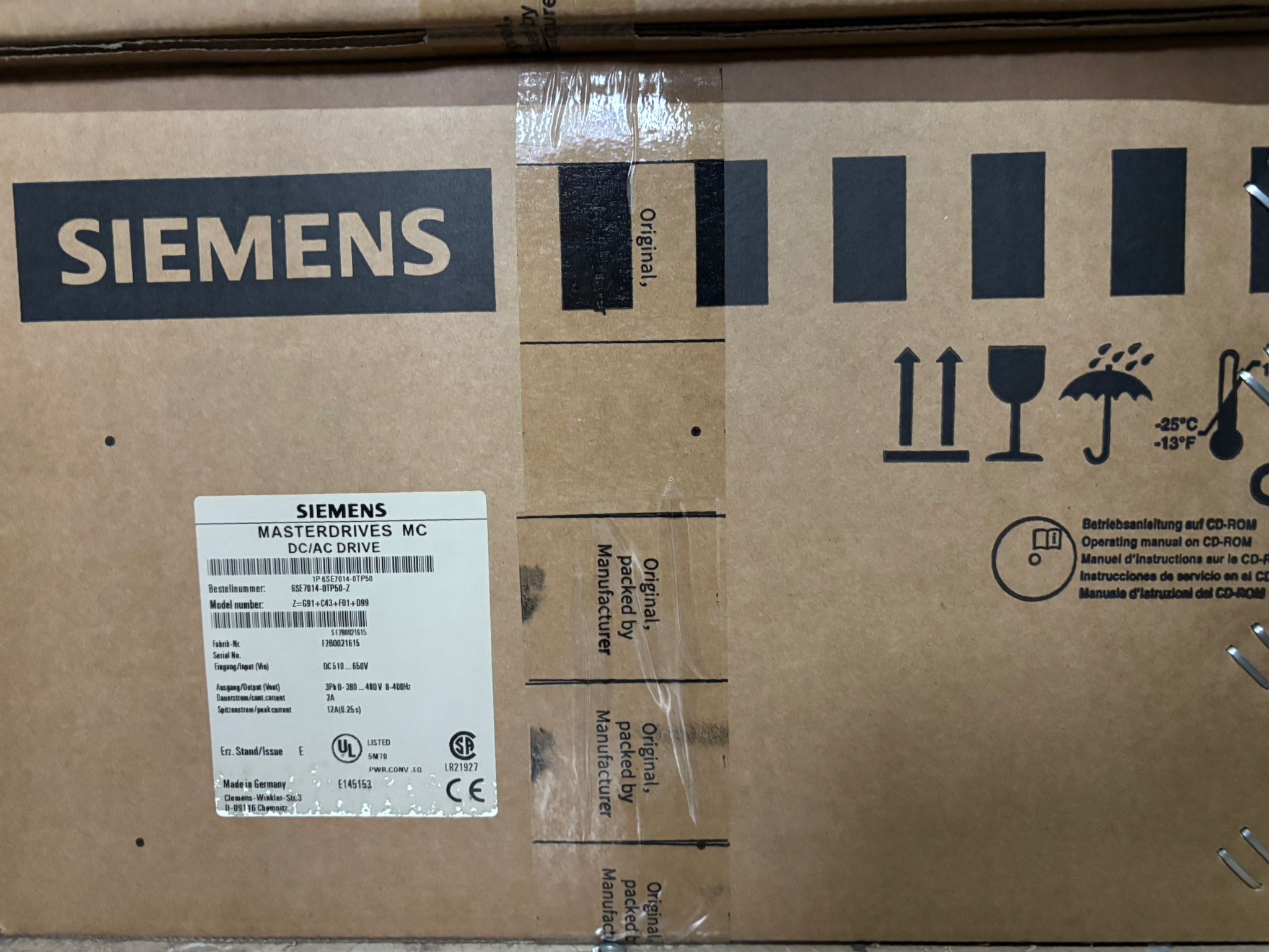 Siemens 6SE7014-0TP50-Z