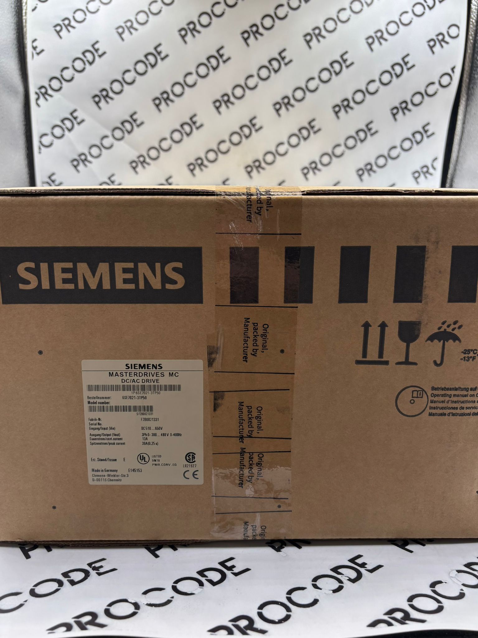 Siemens 6SE7021-3TP50