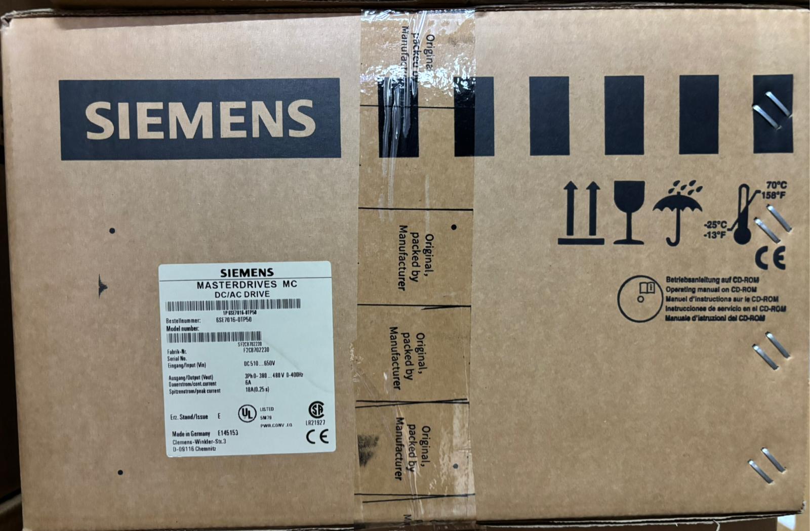 Siemens 6SE7016-0TP50