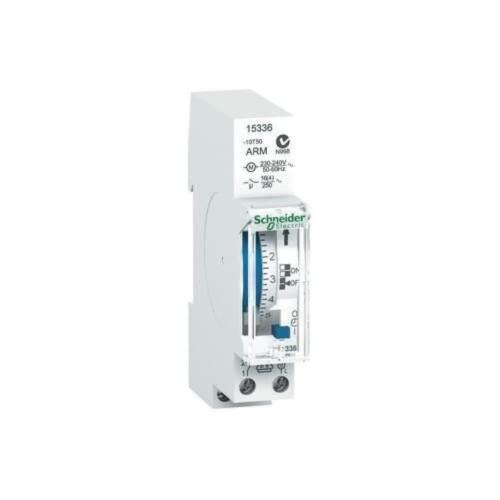 Interruptor horario mecánico SCHNEIDER 15336 IH, 18 mm, 24 h, 1 canal