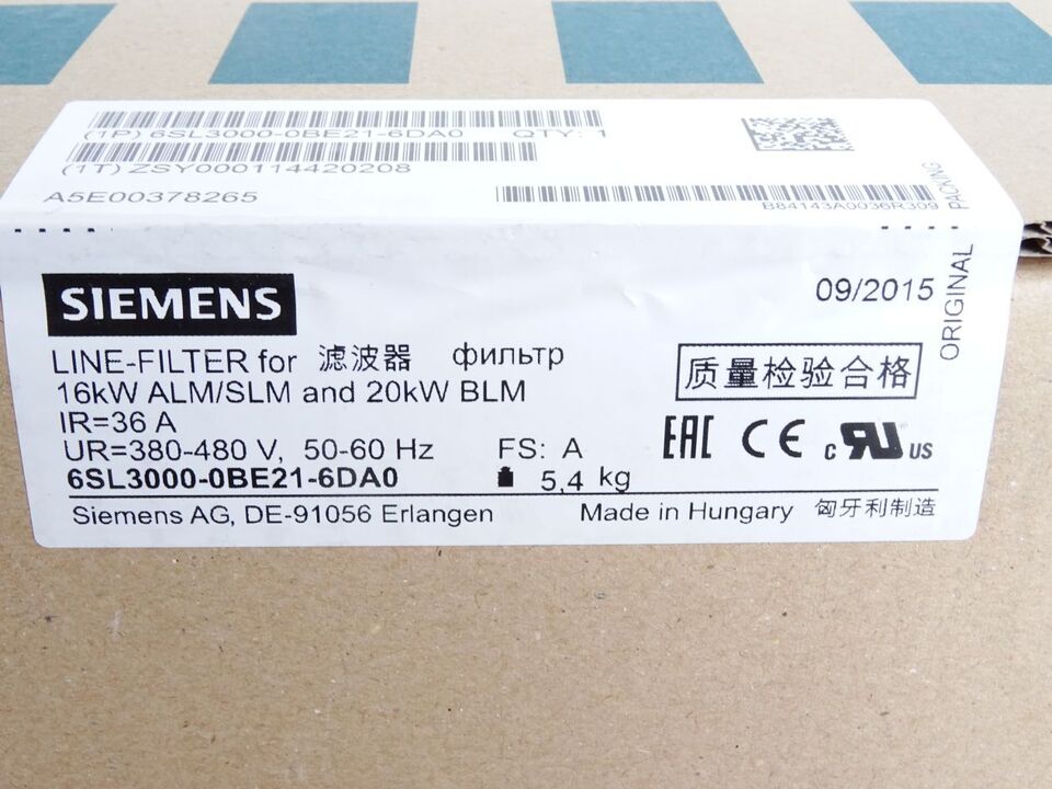 Siemens 6SL3000-0BE21-6DA0 Simodrive