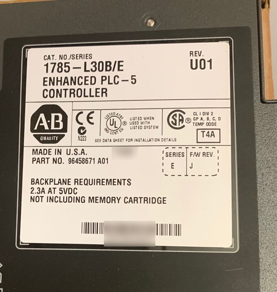 Caja abierta Allen Bradley 1785-L30B